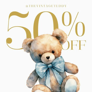 50% off Sample Sale! @thevintageteddy
